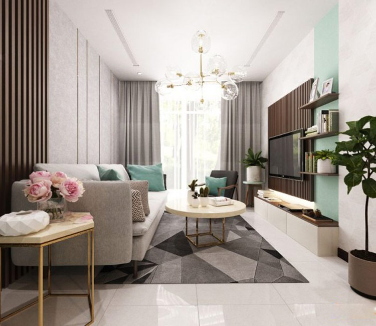 Thiết kế nội thất chung cư 62m2 - anh Lee Chi Hoon 2