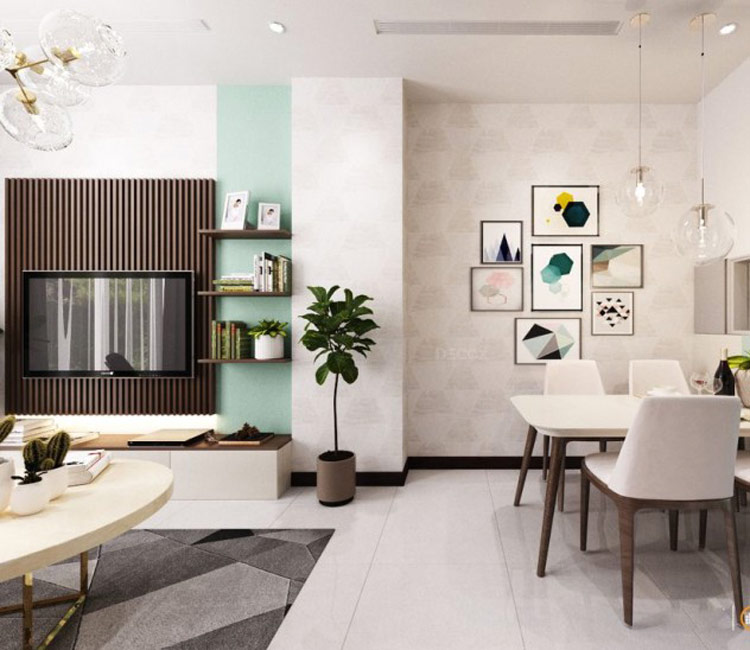 Thiết kế nội thất chung cư 62m2 - anh Lee Chi Hoon 3