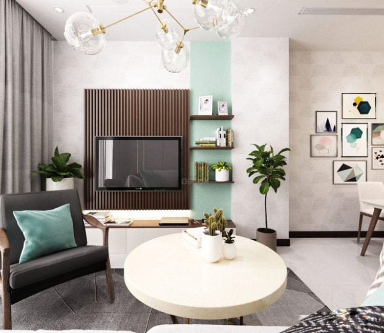 Thiết kế nội thất chung cư 62m2 - anh Lee Chi Hoon 4