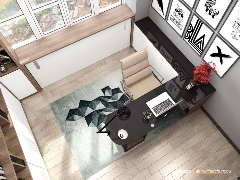 thiết kế nội thất chung cư 40m2 - anh Tùng 7