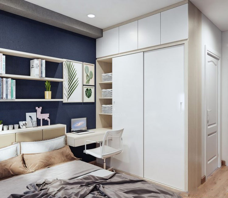 Thiết kế nội thất chung cư 60m2 Anh Trí 14