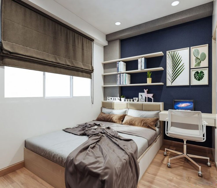 Thiết kế nội thất chung cư 60m2 Anh Trí 2