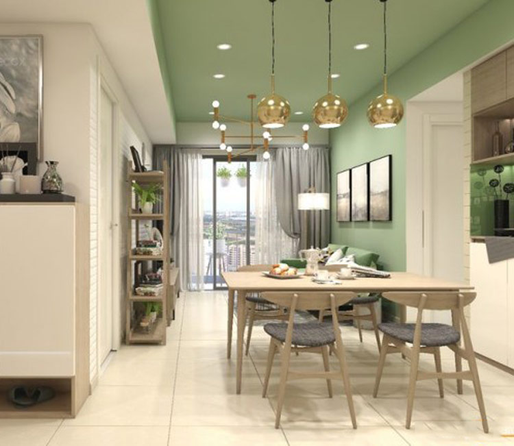 Thiết kế nội thất chung cư 64m2 - chị Linh An 1