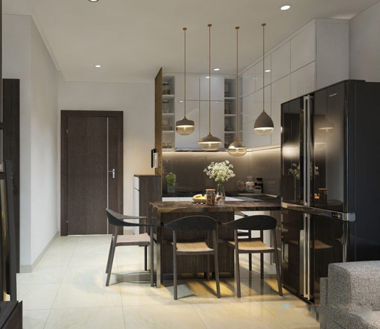 thiết kế nội thất chung cư 65m2 - anh bách 18