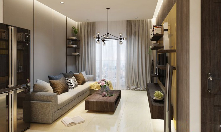 thiết kế nội thất chung cư 65m2 - anh bách