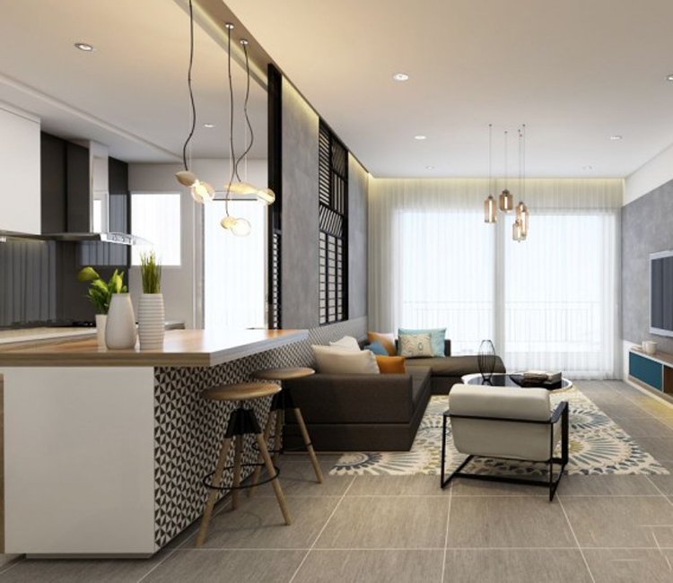 Thiết kế nội thất chung cư 110m2 The Garden - anh Phú 7