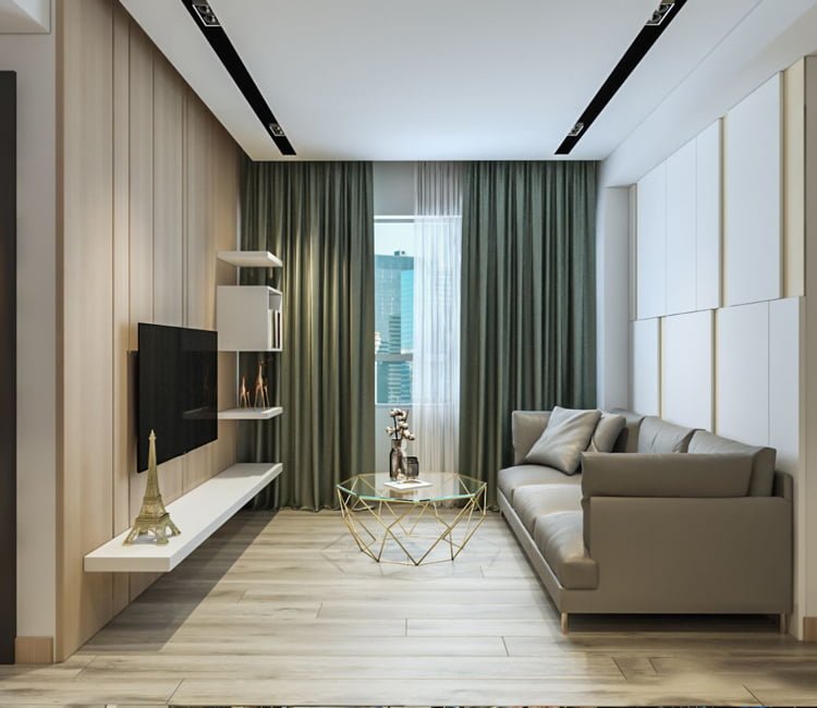 Thiết kế nội thất chung cư 65m2 Hateco Xuân Phương - anh Phát 10