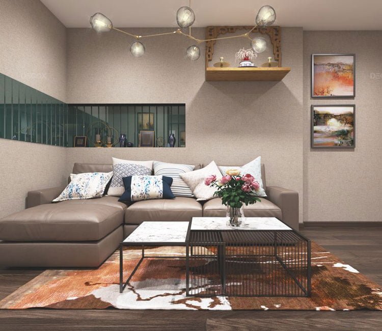 Thiết kế nội thất chung cư 70m2 HP Landmark - anh Đức 10