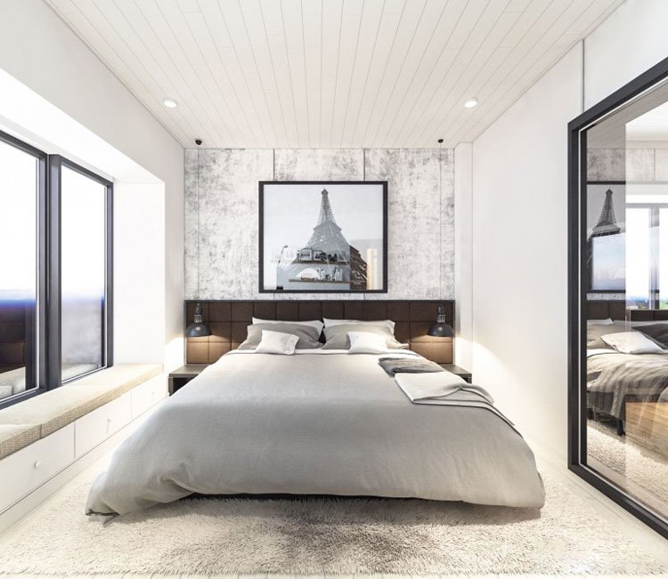 Thiết kế nội thất chung cư 77m2 Center Point - anh Quang 12