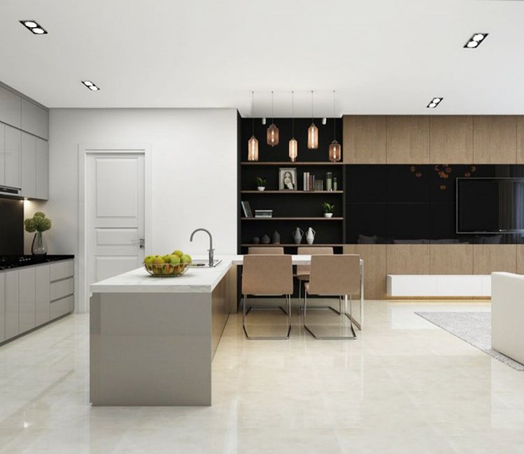 Thiết kế nội thất chung cư 78m2 FLC - chị Minh 5