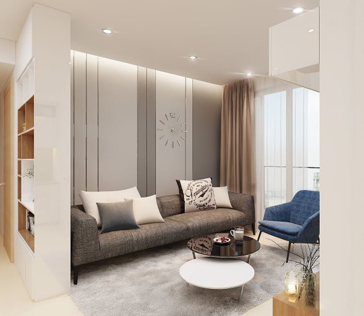 Thiết kế nội thất chung cư 83m2 OCT2 Bắc Linh Đàm - anh Mạnh 5