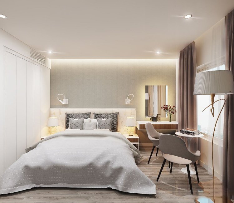 Thiết kế nội thất chung cư 83m2 OCT2 Bắc Linh Đàm - anh Mạnh 9