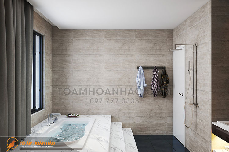 Dự án: Chị Hương - Đường 31 - Khu đô thị Gamuda 11 Khu vực vệ sinh hiện đại và tiện nghi