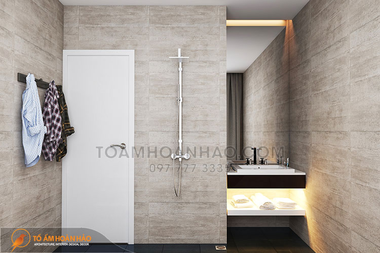 Dự án: Chị Hương - Đường 31 - Khu đô thị Gamuda 12 Không gian sử dụng nhiều chất liệu kính