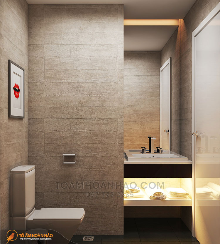 Dự án: Chị Hương - Đường 31 - Khu đô thị Gamuda 13 Phòng thờ được bố trí ở tầng trên cùng