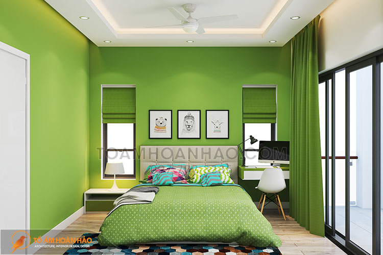 Dự án: Chị Hương - Đường 31 - Khu đô thị Gamuda 4 Không gian thông thoáng và sáng sủa với hệ thống cửa kính lớn