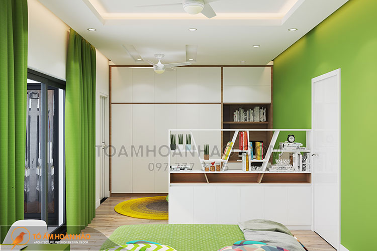 Dự án: Chị Hương - Đường 31 - Khu đô thị Gamuda 5 Phòng ăn với thiết kế mở nhìn ra khu sân vườn