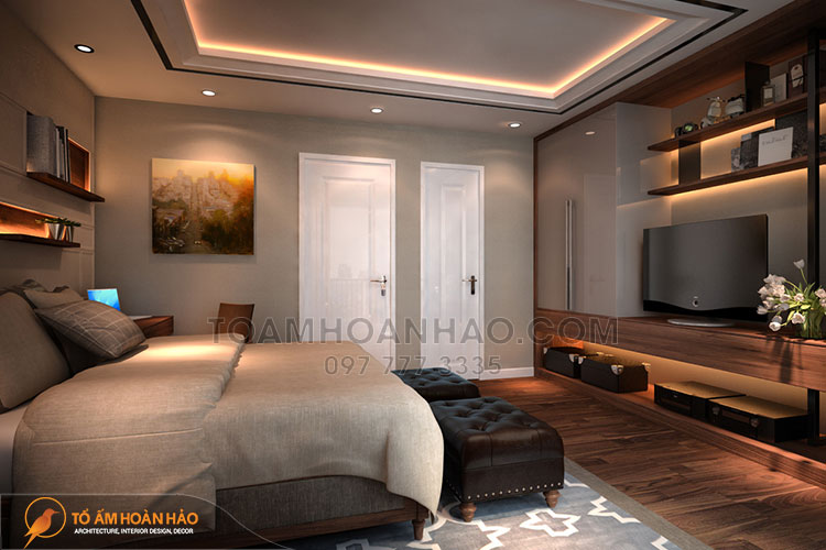 Dự án: Anh Hưng - Hạ Long 20 Màu ghi xám trung tính cho phòng ngủ hiện đại, sang trọng và đẹp mắt