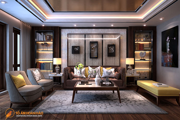 Dự án: Anh Hưng - Hạ Long 5 Phần trang trí nội thất khá được chú trọng