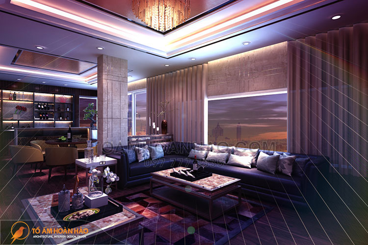 Dự án: Anh Hưng - Hạ Long 6 Phòng giải trí được thiết kế khá rộng rãi phục vụ cho nhu cầu thư giãn, giải trí, tụ tập bạn bè