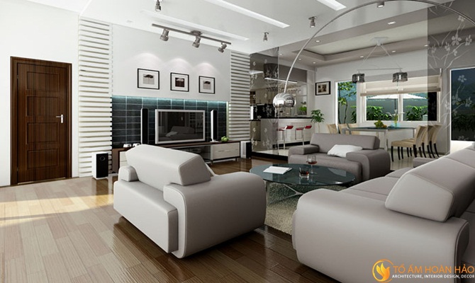 3 điều cần nhớ khi thiết kế nội thất phòng khách chung cư