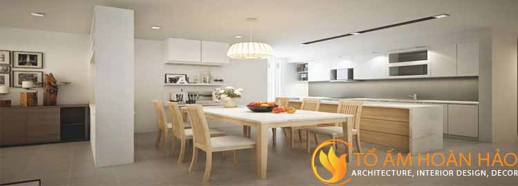 thiết kế nội thất phòng bếp