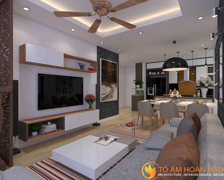 KINH NGHIỆM THIẾT KẾ NỘI THẤT PHÒNG KHÁCH CHUNG CƯ NHỎ MÀ TIỆN NGHI 2022 6 thiết kế kiến trúc nội thất chung cư the one - gamuda