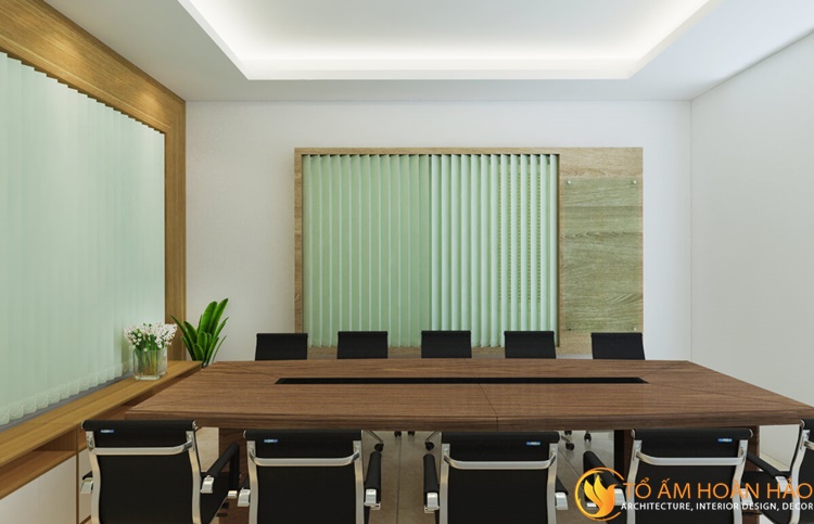Dự án: Văn phòng dược phẩm Nano - Khu biệt thự Vườn Đào - Lạc Long Quân- Tây Hồ 8 thiết kế kiến trúc nội thất văn phòng dược phẩm Nano - phòng họp