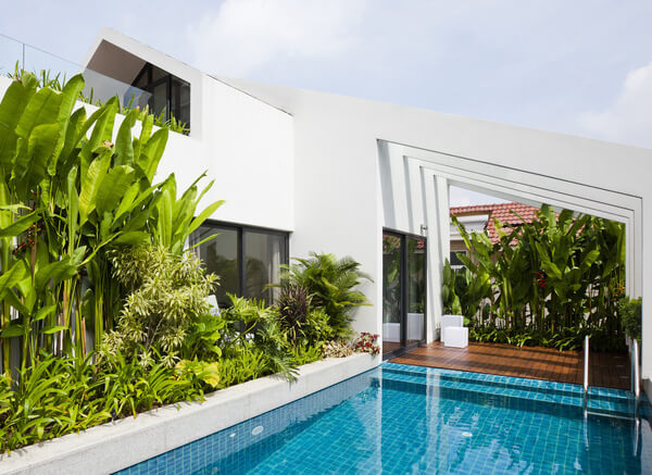 Thiết kế nội thất biệt thự đẹp với bể bơi trên sân thượng siêu ấn tượng 14 thiết kế nội thất biệt thự đẹp