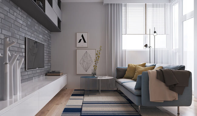 thiết kế nội thất nhà nhỏ - phòng khách