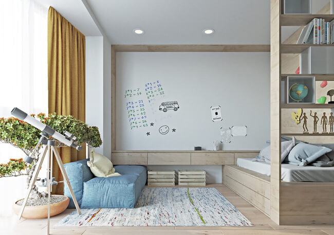 thiết kế nội thất nhà nhỏ - phòng ngủ