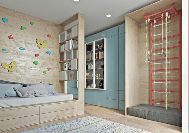 thiết kế nội thất nhà nhỏ - vui chơi