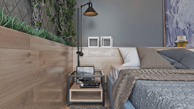 thiết kế nội thất nhà nhỏ - phòng ngủ