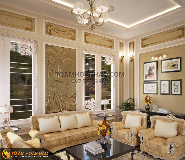 Dự án: Chị Thủy - Biệt thự cao cấp - KĐT Splendora 1 thiet-ke-thi-cong-noi-that-chi-thuy-1