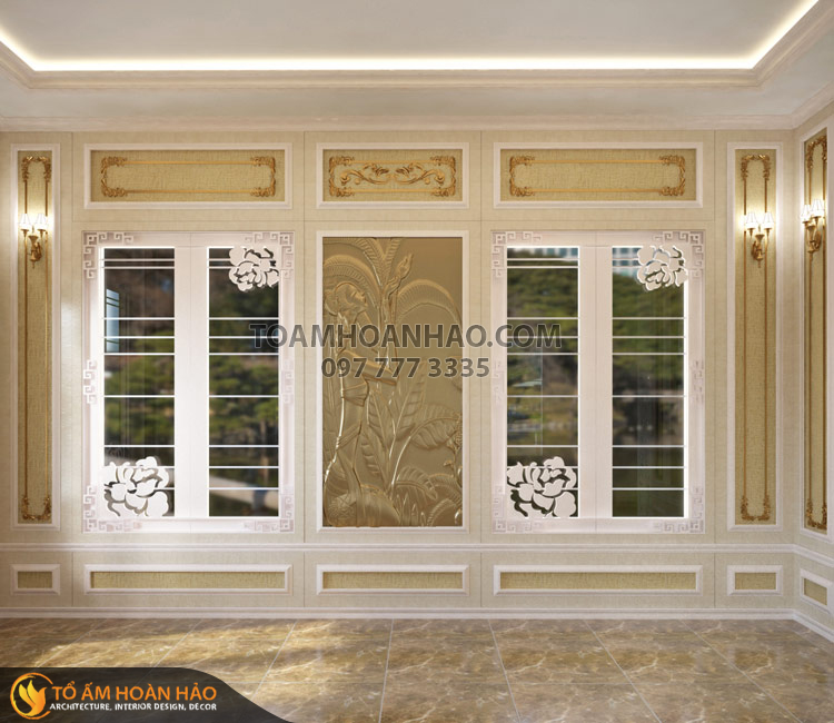 Dự án: Chị Thủy - Biệt thự cao cấp - KĐT Splendora 2 thiet-ke-thi-cong-noi-that-chi-thuy-2