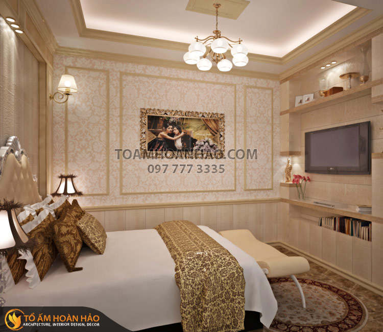 Dự án: Chị Thủy - Biệt thự cao cấp - KĐT Splendora 5 thiet-ke-thi-cong-noi-that-chi-thuy-5
