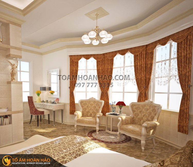 Dự án: Chị Thủy - Biệt thự cao cấp - KĐT Splendora 3 thiet-ke-thi-cong-noi-that-chi-thuy-3