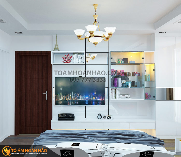Dự án: Chị Lan Anh - P.1211- Tòa R6 - KĐT Royal City 3 thiet-ke-thi-cong-noi-that-chung-cu-nha-chi-lan-anh-3
