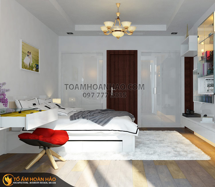 Dự án: Chị Lan Anh - P.1211- Tòa R6 - KĐT Royal City 4 thiet-ke-thi-cong-noi-that-chung-cu-nha-chi-lan-anh-4