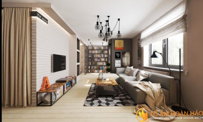 Xiêu lòng trước những thiết kế nội thất chung cư giá rẻ 2 thiết kế nội thất chung cư giá rẻ 2