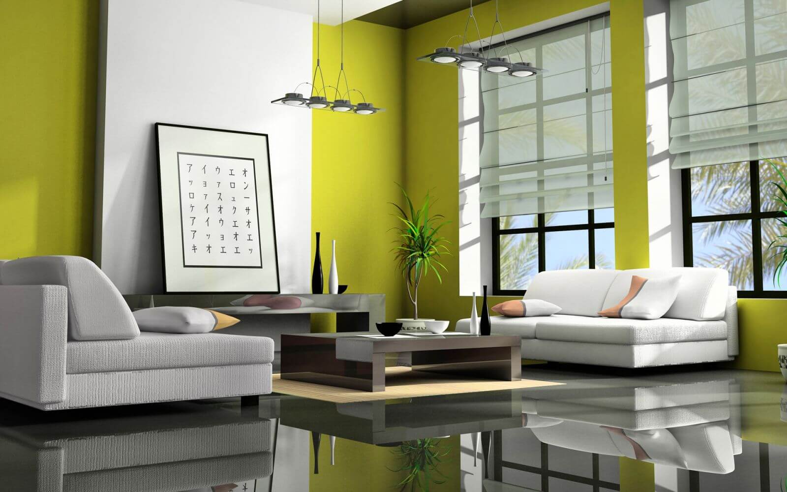 Xu hướng thiết kế nội thất Hà Nội được yêu thích 2 Màu xanh chủ đạo được sử dụng trong thiết kế nội thất hà nội