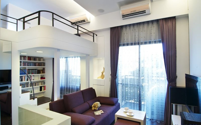 Kinh ngạc trước thiết kế nội thất chung cư diện tích nhỏ 1 thiet-ke-noi-that-chung-cu-dien-tich-nho-2