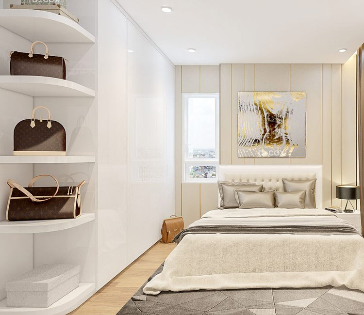 thiết kế nội thất chung cư 66m2 - chị trâm 20