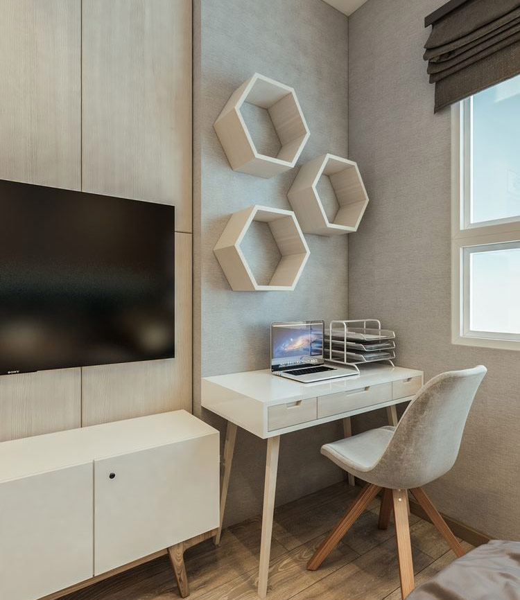 hiết kế nội thất chung cư 67m2 - anh Hữu 13