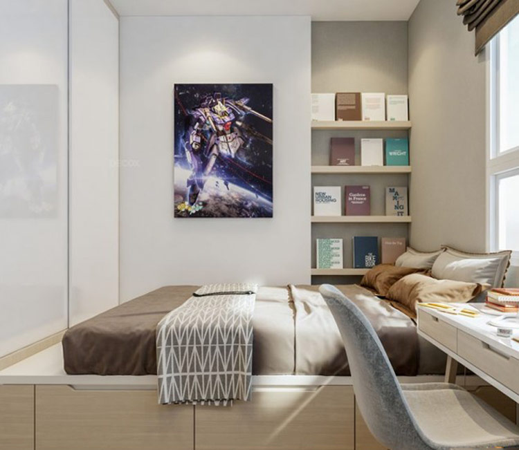 hiết kế nội thất chung cư 67m2 - anh Hữu 15