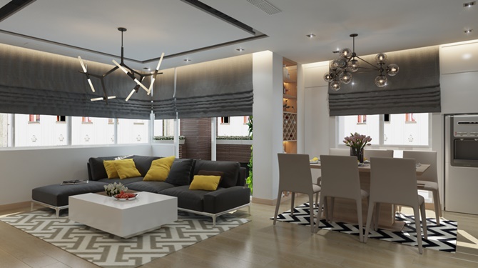 báo giá thi công nội thất chung cư căn hộ Lilaman