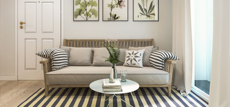 Thiết kế nội thất chung cư 58m2 - chị hương