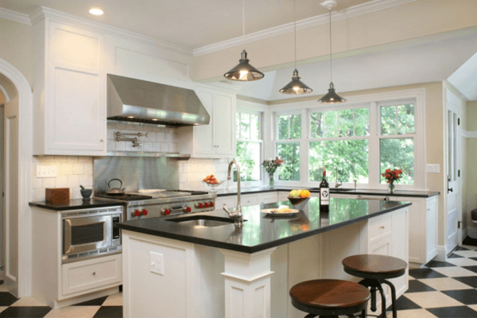 phòng bếp thi công nội thất chung cư giá rẻ