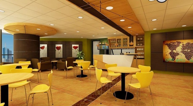 phong cách thiết kế thi công nội thất quán cafe 6