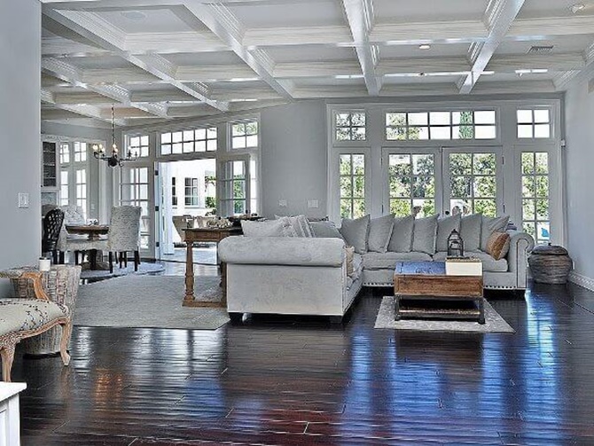 học cách thi công nội thất từ phòng khách của các siêu sao